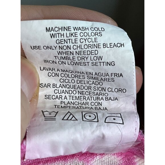 Retro Denim Jean Skirt Pink XL Western Boho Indie Folk Classic Chic Preppy 80s - Picture 10 of 10